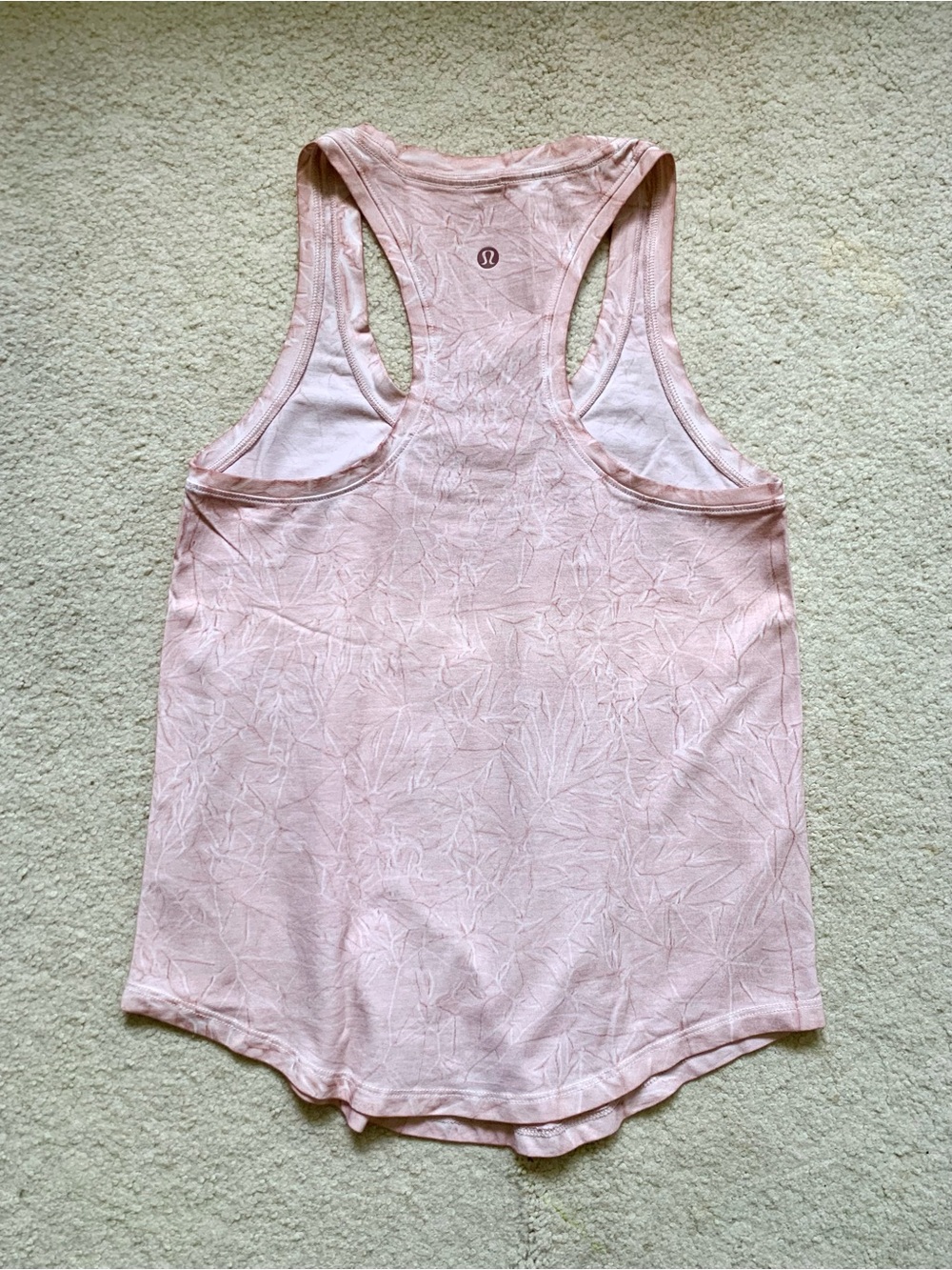 Lululemon Pink Racerback Tank Top - Picture 2 of 4